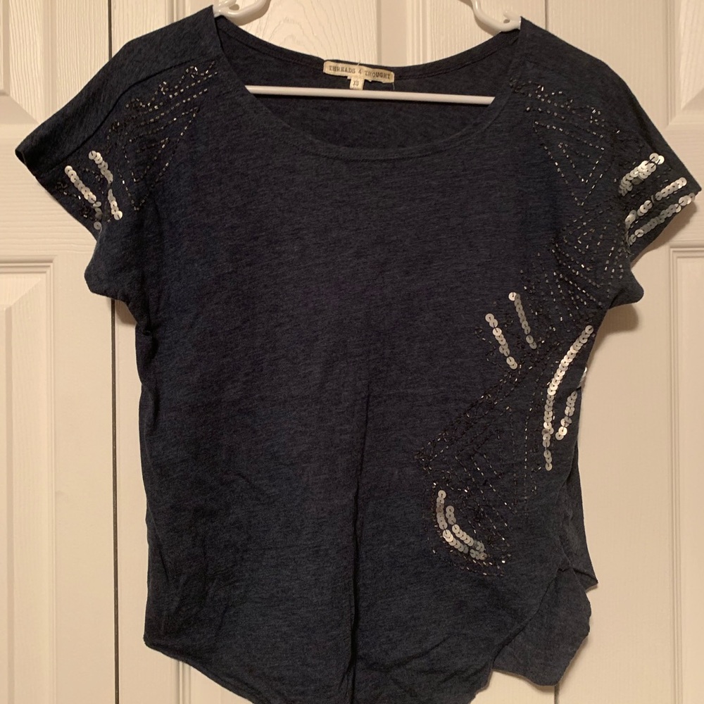 Sequence and beaded top